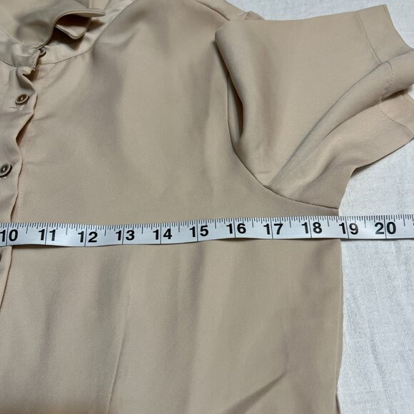 RAREISM Enbarry Beige Maxi Shirt Dress Women’s Size M | Button Front A-Line Midi - Picture 7 of 9